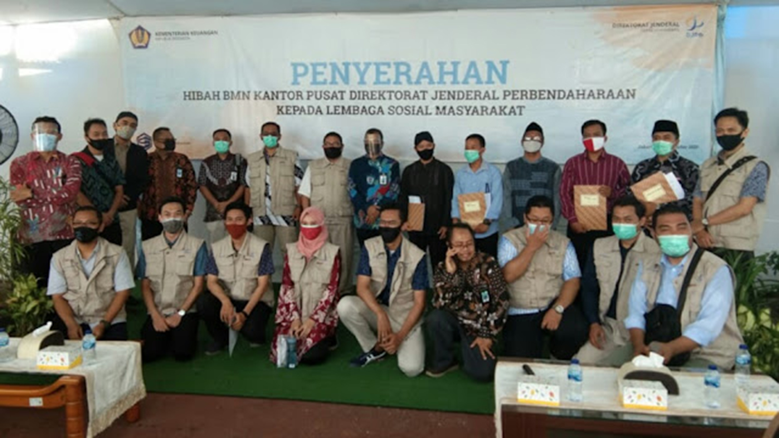 Penerimaan Hibah Barang dari Dirjen Perbendaharaan Kemenkeu RI