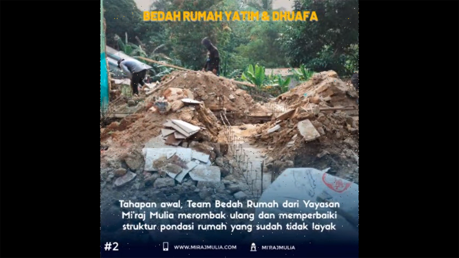 Bedah Rumah Yatim Yayasan Miraj Mulia
