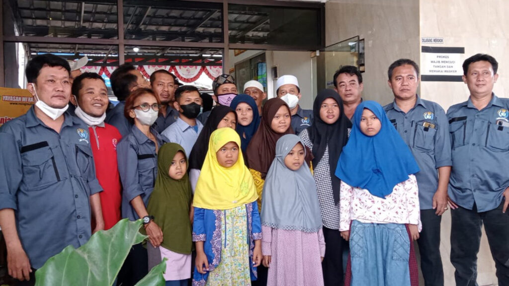 Pokja Wartawan Kabupaten Bogor di Yayasan Miraj Mulia