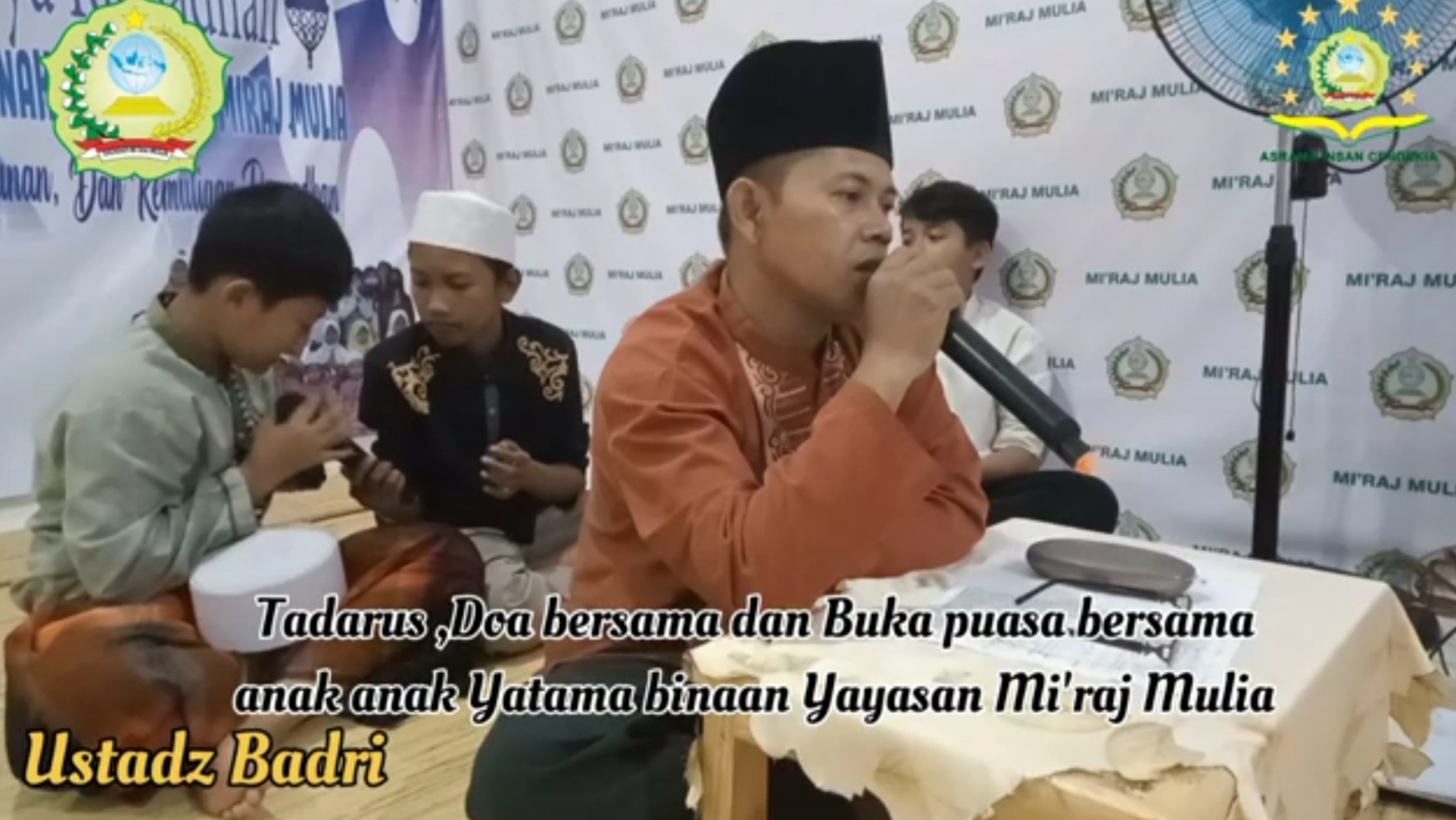 Berbuka puasa bersama anak anak Yatama binaan Yayasan Mi’raj Mulia, 6 Ramadhan 1443 H