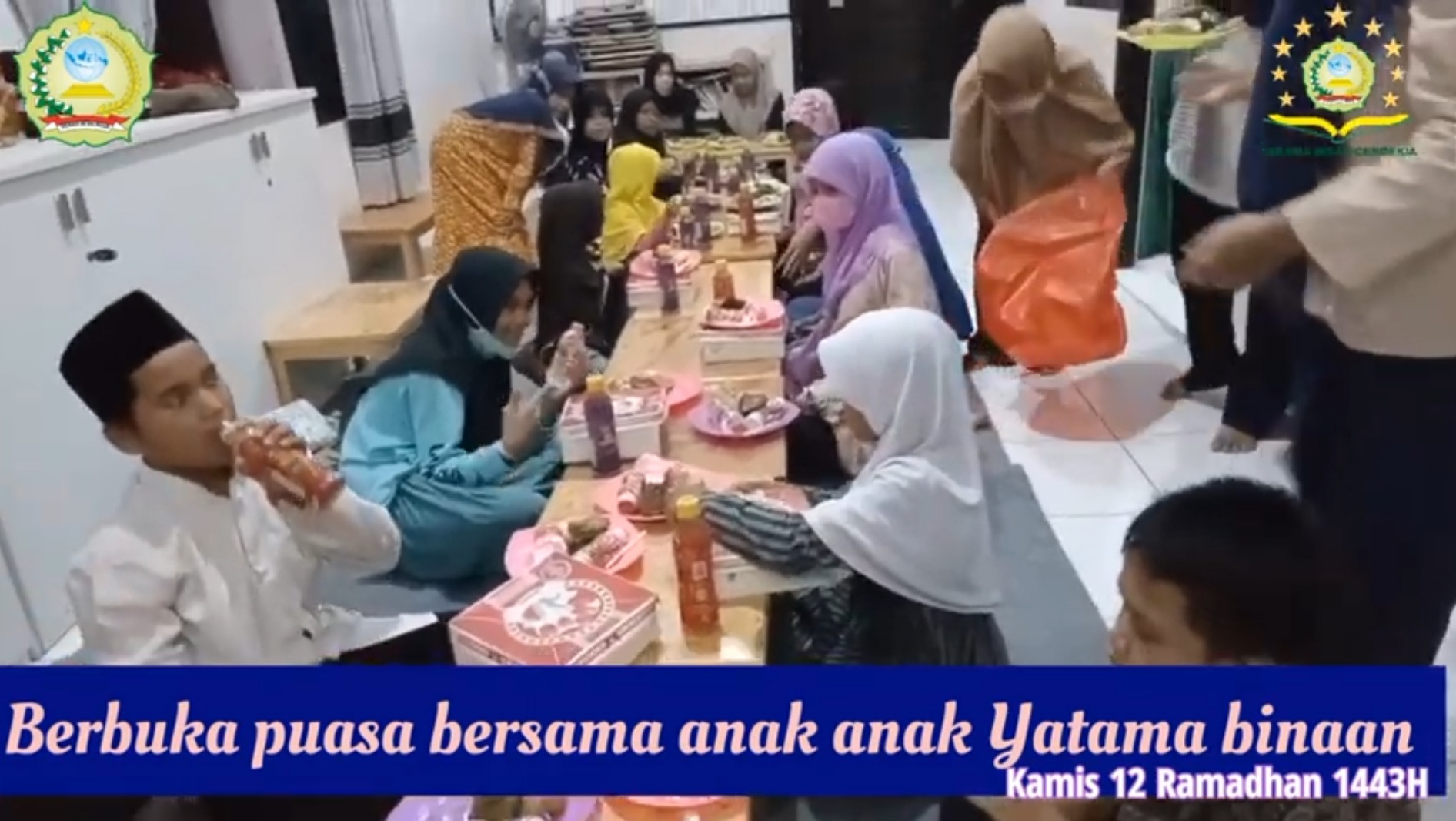 Tadarus Al Qur’an, Do’a dan Buka Puasa Bersama Anak Yatama Binaan YAMIMA, 12 Ramadhan 1443 H
