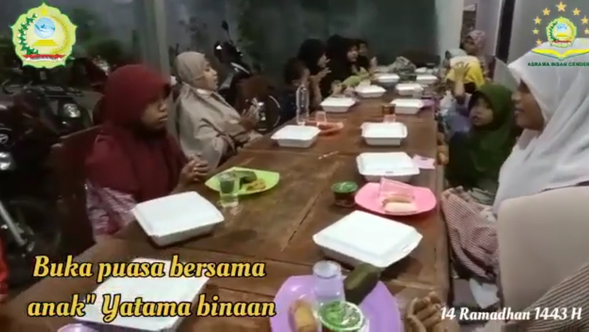 Berbuka Puasa Bersama Yatama Binaan, 14 Ramadhan 1443 H