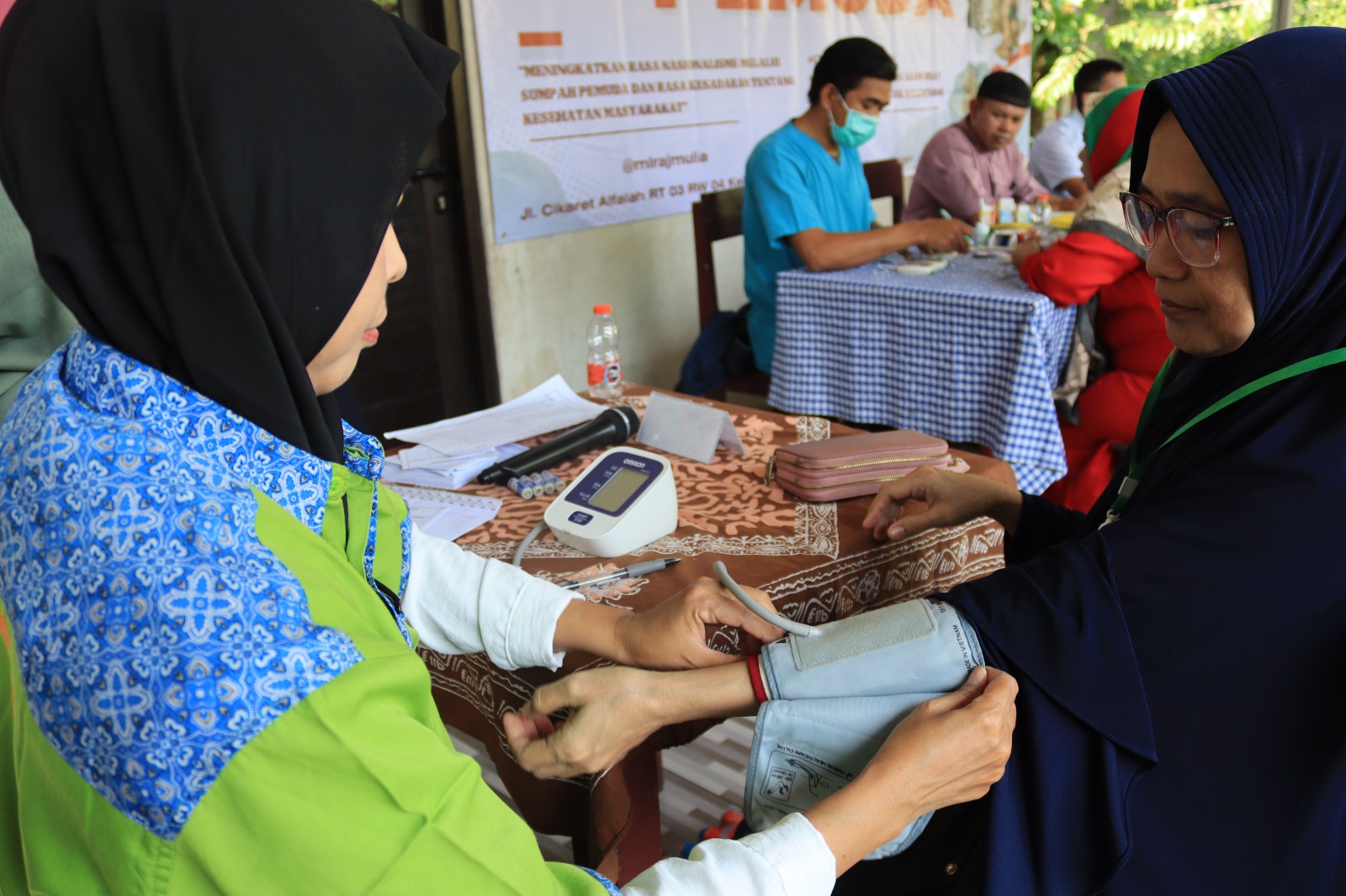 Cek Kesehatan Yayasan Miraj Mulia Memperingati Sumpah Pemuda yang ke 95