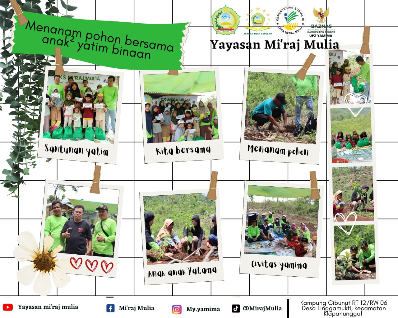 Peduli Alam Gerakan Menanam Pohon Miraj Mulia
