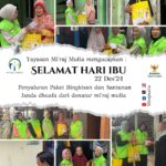 Yayasan Miraj Mulia Merayakan Hari Ibu dengan Door to Door ke Rumah Yatim Dhuafa