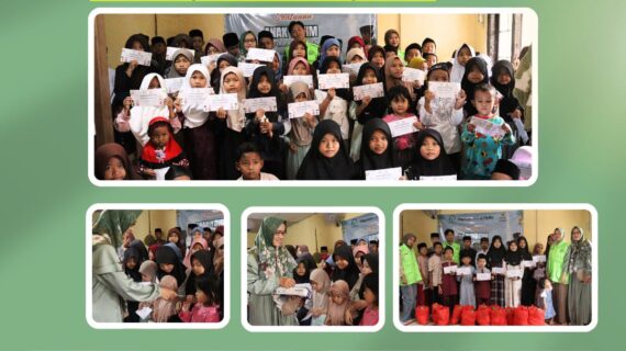 Yayasan Miraj Mulia Gelar Bakti Sosial di TPQ Darul Taqwa, Tebar Kebahagiaan untuk Anak-Anak Yatim