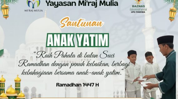 Yayasan Miraj Mulia Gelar Baksos Paket Lebaran untuk Anak Yatim dan Dhuafa