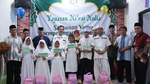 Santunan Akbar Muharram 1448 H Yayasan Mi’raj Mulia Berjalan Lancar, Tebarkan Kebahagiaan untuk Yatim dan Dhuafa