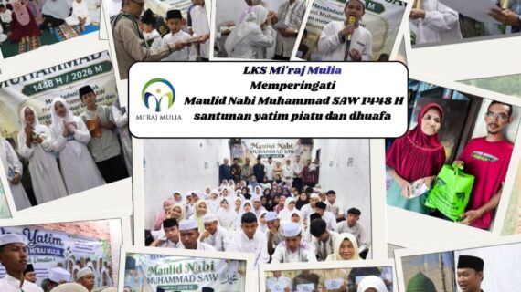 Semarak Maulid Nabi ﷺ di Yayasan Mi’raj Mulia: Meneladani Akhlak Rasulullah dan Berbagi Kebahagiaan