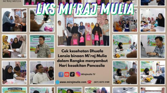 Semangat Kemanusiaan di Hari Kesaktian Pancasila, Mi’raj Mulia Gelar Cek Kesehatan dan Santunan untuk Ibu Dhuafa